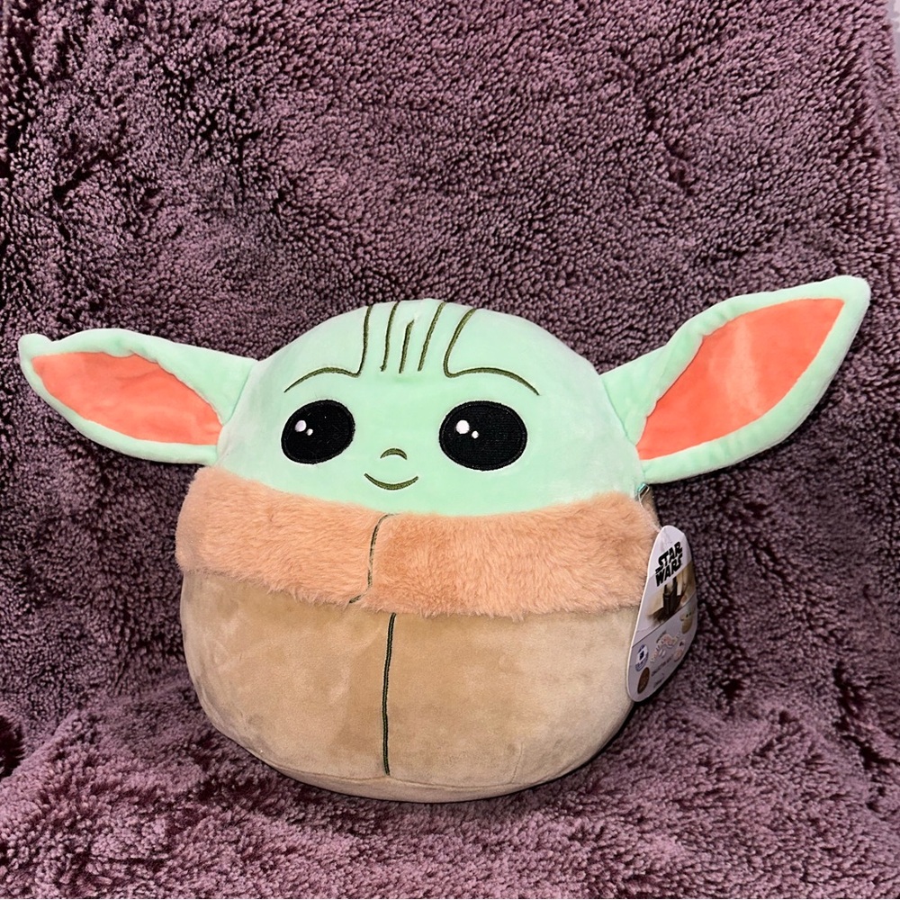 Squishmallows Grogu the Child Star Wars Baby Yoda 10" Stuffed Plush